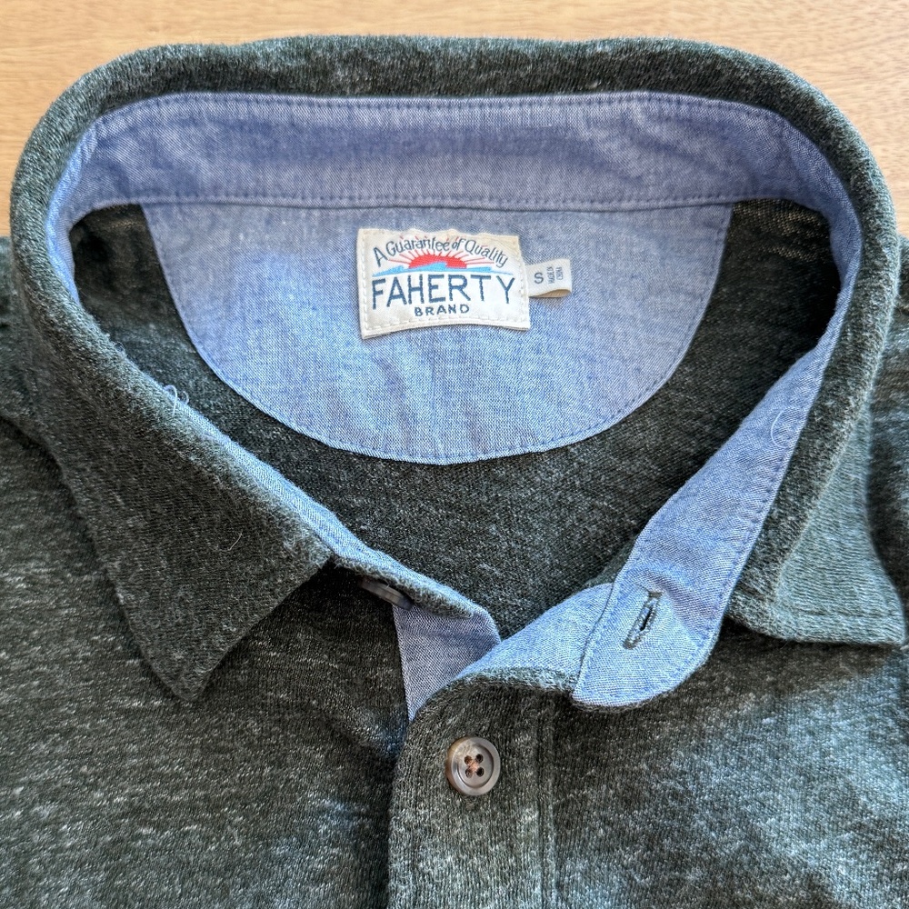 Faherty | S | Long Sleeve Polo - Picture 10 of 10